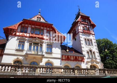 Palais Theresienstein in Hof, Oberfranken, Bayern Stockfoto