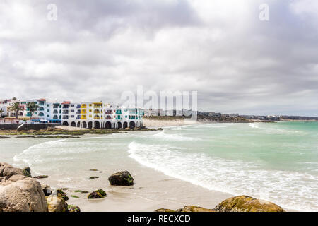 Club Mykonos, Langebaan, Südafrika - 23. Dezember 2018: Urlaub im Club Mykonos, Westküste Südafrika Stockfoto