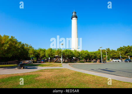 Phare de Biarritz ist ein Leuchtturm in Biarritz Stadt in Frankreich Stockfoto