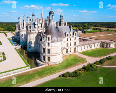 Chateau de Chambord ist die größte Burg in das Tal der Loire, Frankreich Stockfoto