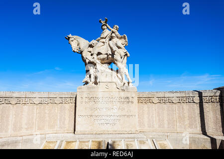 Kriegerdenkmal Denkmal in Saumur, Loiretal in Frankreich Stockfoto