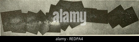 . Die Zusammensetzung von Meerwasser: Vergleichende und beschreibenden Ozeanographie. Meerwasser -- Komposition. Abb. 10. Sterne Wolken und ü-scuring nebulosity des galaktischen Zentrums in der Sagittarius-Scorpius Region der Milchstraße Foto - am 23. April 1961 in Graphikform, aus R.V. Kette in Lat. 01°22' Nord, lang. 17° 22' West während des Zeitraums 0430 bis 0500 G.M.T. mit dem gleichen Objektiv und Equip- ment für Bild verwendet. 9. Der Guide Star war Rasalhague. Norden oben.. Abb. 11. Ein Mosaik der Milchstraße von Deneb im nördlichen Cygnus zu Sirius in Cams Major gemacht, dass astronomische Fotografie zu beweisen, ist Stockfoto