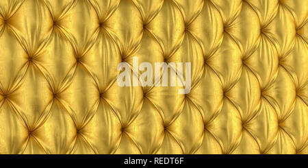 3D-rendering Bild der Goldenen getuftete Hintergrund Stockfoto