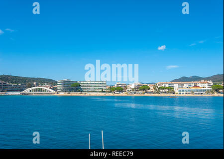 Stadtbild, Roquebrune-sur-Argens, Var, Provence-Alpes-Cote d'Azur, Frankreich, Europa Stockfoto