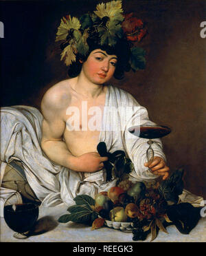 Bacchus (C. 1595) von Michelangelo Merisi da Caravaggio Stockfoto