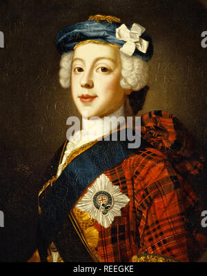 Bonnie Prince Charlie, Prinz Charles Edward Stuart, 1720 - 1788. Bonnie Prince Charlie Stockfoto