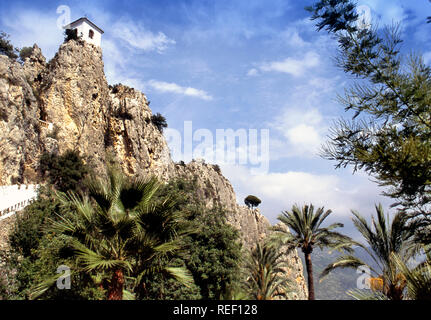 Aussichtspunkt auf Cap de la Nau, Javea, Costa Blanca, Spanien Stockfoto