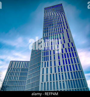 Malmö, Schweden - 05 Januar, 2019: Die neuen Bausteine Malmö Live, die aus Apartments, Hotels, Kongress- und Konzerthalle hinter der Welt m Stockfoto