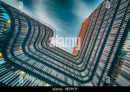 Malmö, Schweden - 05 Januar, 2019: Schwedens neueste Universität im Zentrum von Malmö City Stockfoto