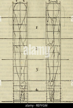 . Varia commensuracion para la Escultura y Arquitectura. Anteil (Kunst); geometrische Zeichnung; Anatomie, Künstlerische; Tiere; Architektur. IIO LIBRO SEGUNDO.. CA-. Bitte beachten Sie, dass diese Bilder sind von der gescannten Seite Bilder, die digital für die Lesbarkeit verbessert haben mögen - Färbung und Aussehen dieser Abbildungen können nicht perfekt dem Original ähneln. extrahiert. Arfe y Villafañe, Juan de, 1535-1603; Veigy-foncenex, Pedro, d. 1735; Escribano, Miguel. Madrid: En la Imprenta de Angosta Miguél Escribano, Calle de San Bernardo Stockfoto