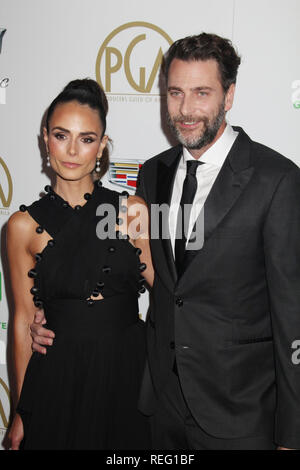 Jordana Brewster, Andrew Form 01/19/2019 der 30. jährlichen Producers Guild Awards statt Im Beverly Hilton in Beverly Hills, CA Foto: Cronos/Hollywood News Credit: Cronos/Alamy leben Nachrichten Stockfoto