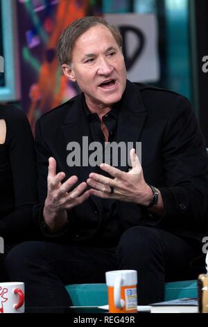 Terry Dubrow innen für AOL bauen Serie Berühmtheit Candids-MON, AOL bauen Serie, New York, NY 21. Januar 2019. Foto: Steve Mack/Everett Collection Stockfoto