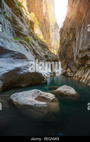 Tolle Aussicht von Goynuk Canyon, Antalia, Türkei. Landschaftsfotografie Stockfoto