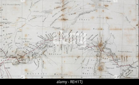 . Dr. Livingstone Cambridge Vorlesungen: zusammen mit einer Vorbemerkung schreiben, das die Rev. Professor Sedgwick. Missionen; Tswana Sprache. k Ich? Eine?..â E M B E AFRIKA; - ES T^y = 'ICH-HTTTTi frrp-i-rr^. Bitte beachten Sie, dass diese Bilder sind von der gescannten Seite Bilder, die digital für die Lesbarkeit verbessert haben mögen - Färbung und Aussehen dieser Abbildungen können nicht perfekt dem Original ähneln. extrahiert. Livingstone, David, 1813-1873; Sedgwick, Adam, 1785-1873; Mönch, William; Russell E. Zug Africana Collection (Smithsonian Institution. Bibliotheken) DSI. Cambridge [Eng. ]: Deighton, Bell Stockfoto