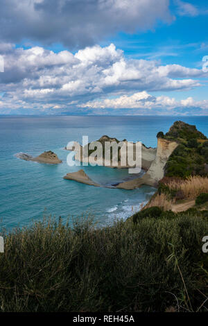 Europa Griechenland Korfu Kap Drastis an der nordwestlichen Spitze der griechischen Insel Stockfoto