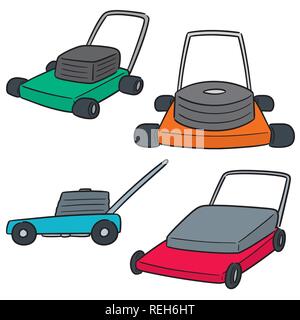 Vektor einrichten des Mähers Stock Vektor