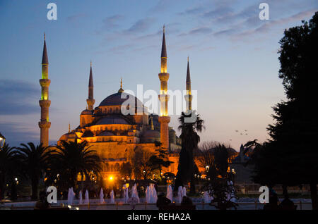 Blaue Moschee in Istanbul Türkei Stockfoto