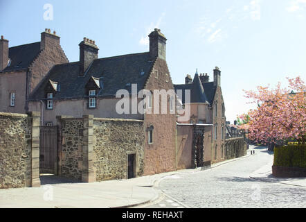 Eine von Stirling sreet in Frühling, Schottland, Großbritannien. Stockfoto