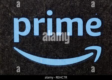 Amazon Prime - Packband Stockfoto