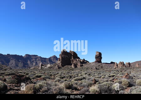 Felsformation im Nationalpark Teide auf Teneriffa Stockfoto