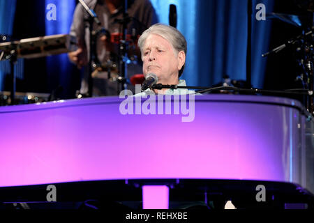 KINGSTON, NY - 22. Juli: Brian Wilson führt die Auswahl von Pet Sounds an der Ulster Performing Arts Center am 22 Juli, 2018 in Kingston, New York. (Foto von Steve Mack/S.D. Mack Bilder) Stockfoto