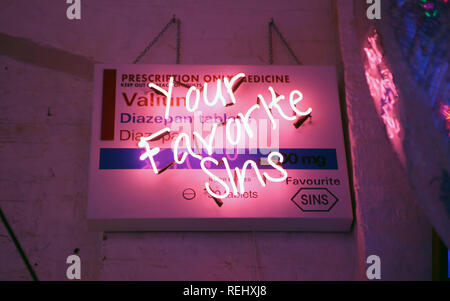 Une création de Marcus Bracey, Gottes eigene Schrottplatz, Walthamstow, London Stockfoto