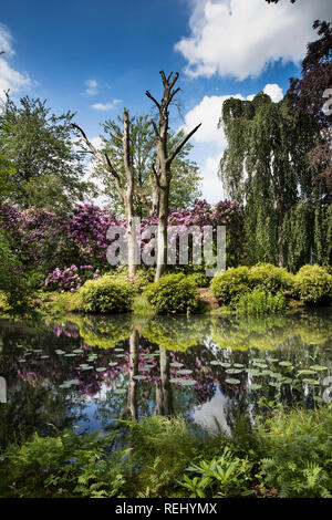 Bantam ländlichen Anwesen. - Gravelandse Buitenplaatsen, 's-Graveland, Niederlande. Stockfoto
