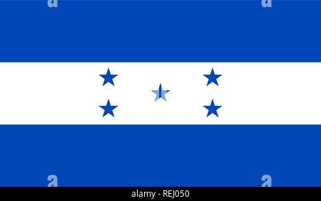 Honduras Flagge Stock Vektor