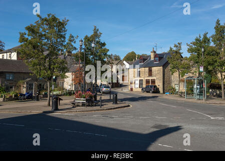 Das Dorf Eyam im Peak District, Derbyshire, England. Stockfoto