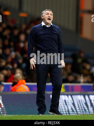 Blackburn Rovers Manager Tony Mowbray Stockfoto