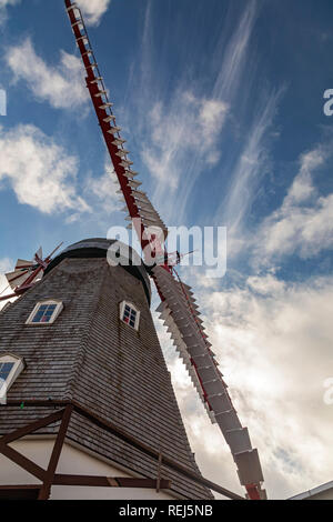 Elk Horn, Iowa - Die dänische Windmühle, 1848 in Dänemark gebaut und 1975 nach Iowa gebracht. Diese ländliche Gemeinschaft behauptet, die größte dänische zu settl.