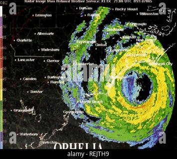 . Küste beobachten. Meeresschätze; Ozeanographie; Management von Küstenzonen; Ökologie der Küsten. TRACKING HURRIKAN OPHELIA DURCH NORTH CAROLINA, zusammengestellt von Erin Seiling Hurrikan Ophelia für fast eine Woche vor der Küste North Carolinas zurückblieb - Dumping mehr als einen Fuß Regen und einem erheblichen Erosion und Sachschaden Ophelia zeigt deutlich thateven Schwache tropische Systeme sind eine Kraft ernst genommen zu werden. Im Uhrzeigersinn von unten: Überschwemmungen in Beaufort machte Front Street mehr wie einen venezianischen Kanal. Progress Energy Mitarbeiter gelöscht gefallene Bäume macht wiederherzustellen. Nachdem das Hochwasser reced Stockfoto