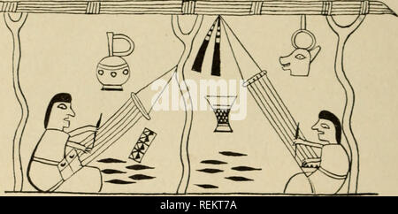 . Alte Zivilisationen von Inca Land. Inkas; Indianer Südamerikas. Abb. Ist. Die Methoden der Weberei von einem Gemälde auf einem Topf - teiy Schiff, Trujillo (nach Tello). Ein Wandteppich gewebt wird. Auf der Erde neben den Webern maj' gesehen werden, die Weberei Muster, Spindeln mit Garnen verschiedener Farben, Wasser und Gläser. Schließlich ist der alten peruanischen Weber verwendet eine Bast von der maguey Pflanze gemacht. Die Peruanische Webstuhl bestand aus zwei Sticks, ein an der Spitze, der andere am Boden, über der die Ketten gedehnt wurden. In den gemeinsamen Art von Webstuhl eine heald. Bitte beachten Sie, dass diese Bilder aus scanne extrahiert werden Stockfoto