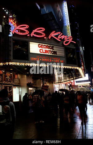 New York, NY - 28. April: (Außen) an der George Clinton & Parliament Funkadelic Konzert in BB King am Samstag, 28. April 2018 in New York, NY (Ph Stockfoto