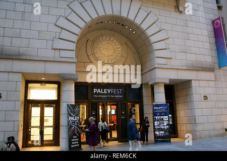 New York, NY - 09 Oktober: (Außen) an David Tennant Talkes, Doctor Who bei PaleyFest New York 2018 Die Paley Center am Dienstag, 9. Oktober 2018 i Stockfoto