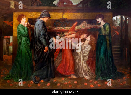 Dante's Dream, Dante Gabriel Rossetti, 1870-1881, Stockfoto