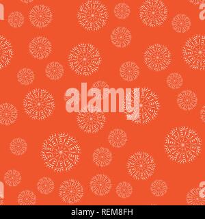 Mandala nahtlose Muster auf einen farbigen Hintergrund. Malvorlagen für Erwachsene. Malbuch. Dekorative Hand gezeichnet doodle Natur Zierpflanzen Mandala vec Stock Vektor