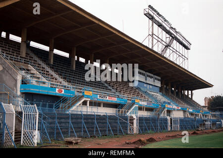 Allgemeine Ansicht der MTK Budapest FC Football Ground, Hidegkuti Nandor Stadion, Budapest, Ungarn, dargestellt am 1. September 1996 Stockfoto