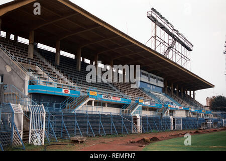 Allgemeine Ansicht der MTK Budapest FC Football Ground, Hidegkuti Nandor Stadion, Budapest, Ungarn, dargestellt am 1. September 1996 Stockfoto