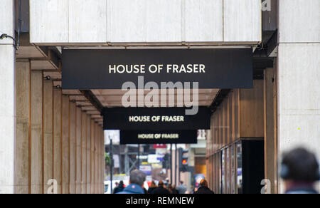 House of Fraser Büros und Geschäfte im Victoria London UK Stockfoto