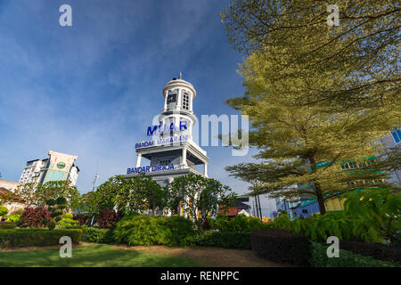 Muar Johore ist als die Stadt der Maharani in Johor Baharu entfernt bekannt. Stockfoto