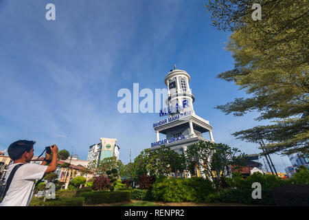 Muar Johore ist als die Stadt der Maharani in Johor Baharu entfernt bekannt. Stockfoto