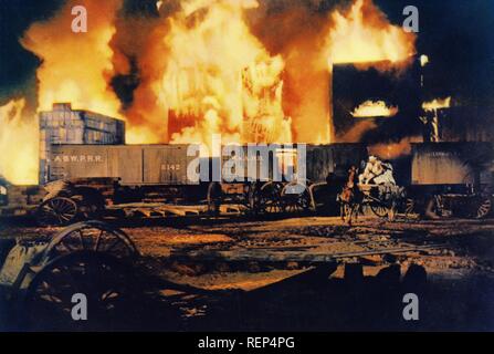 Mit dem Wind Jahr: 1939 - USA Regie: Victor Fleming gegangen Stockfoto