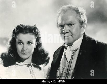 Mit dem Wind Jahr: 1939 - USA Thomas Mitchell Vivien Leigh Regie: Victor Fleming gegangen Stockfoto