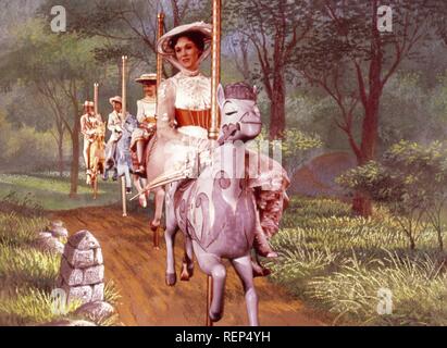 Mary Poppins Jahr: 1964 USA Regie: Robert Stevenson Julie Andrews Stockfoto