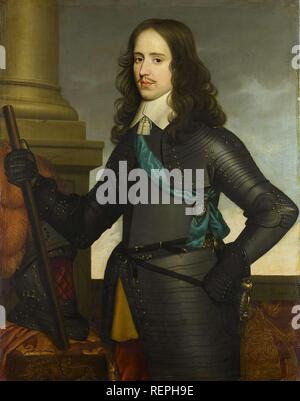 Portrait von Willem II (1626-1650), Prinz von Oranien. Dating: 1651. Maße: Support: H 110,5 cm x W 86 cm; Rahmen: h 142 cm x W 108 cm; Augen Größe: h 91,3 cm x W 83,5 cm. Museum: Rijksmuseum, Amsterdam. Autor: Gerard van Honthorst (Werkstatt). Willem van Honthorst (Namensnennung zurückgewiesen). Stockfoto