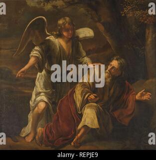 Biblische Szene. Dating: C. 1645 - C. 1669. Maße: h 165 cm x w 177cm. Museum: Rijksmuseum, Amsterdam. Autor: Ferdinand Bol (zugeschrieben). Stockfoto