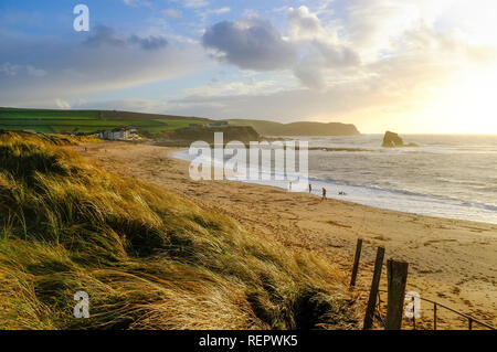 South Milton Sands, South Hams, Devon, Großbritannien Stockfoto