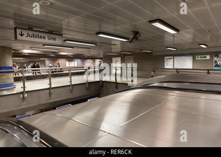 Die U-Bahn-Station Canada Water Stockfoto