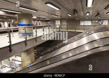 Die U-Bahn-Station Canada Water Stockfoto